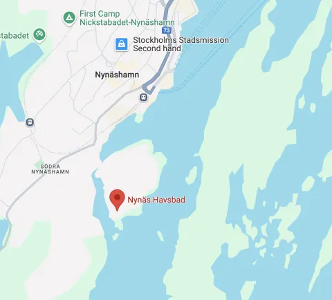 Karta Nynäs Havsbad